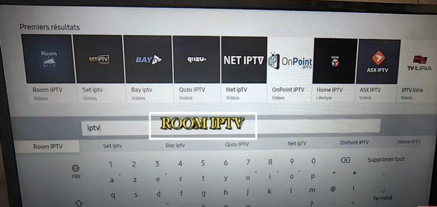 cherche Room iptv